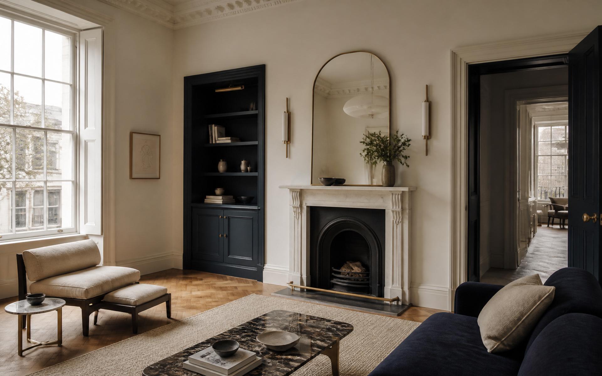 Beautifully restored period interior